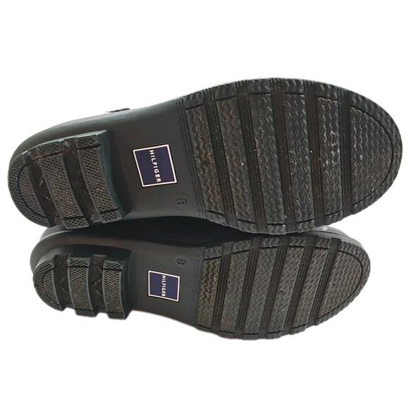 Tommy Hilfiger ~Woman Size 8~ Midnight Rain Boots. - Picture 16 of 16